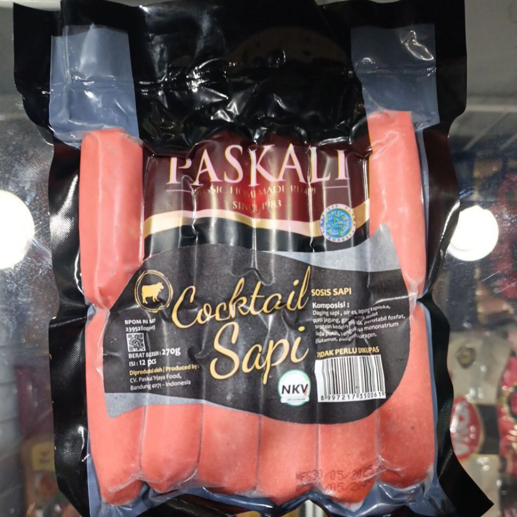 

Paskali Sosis sapi merah 270G