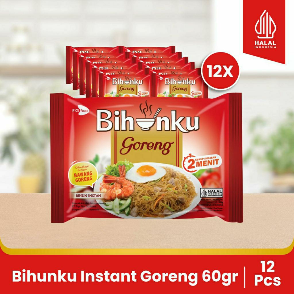 

Paket Bundling - Bihunku Instan - goreng- 60 gr - 12 pcs
