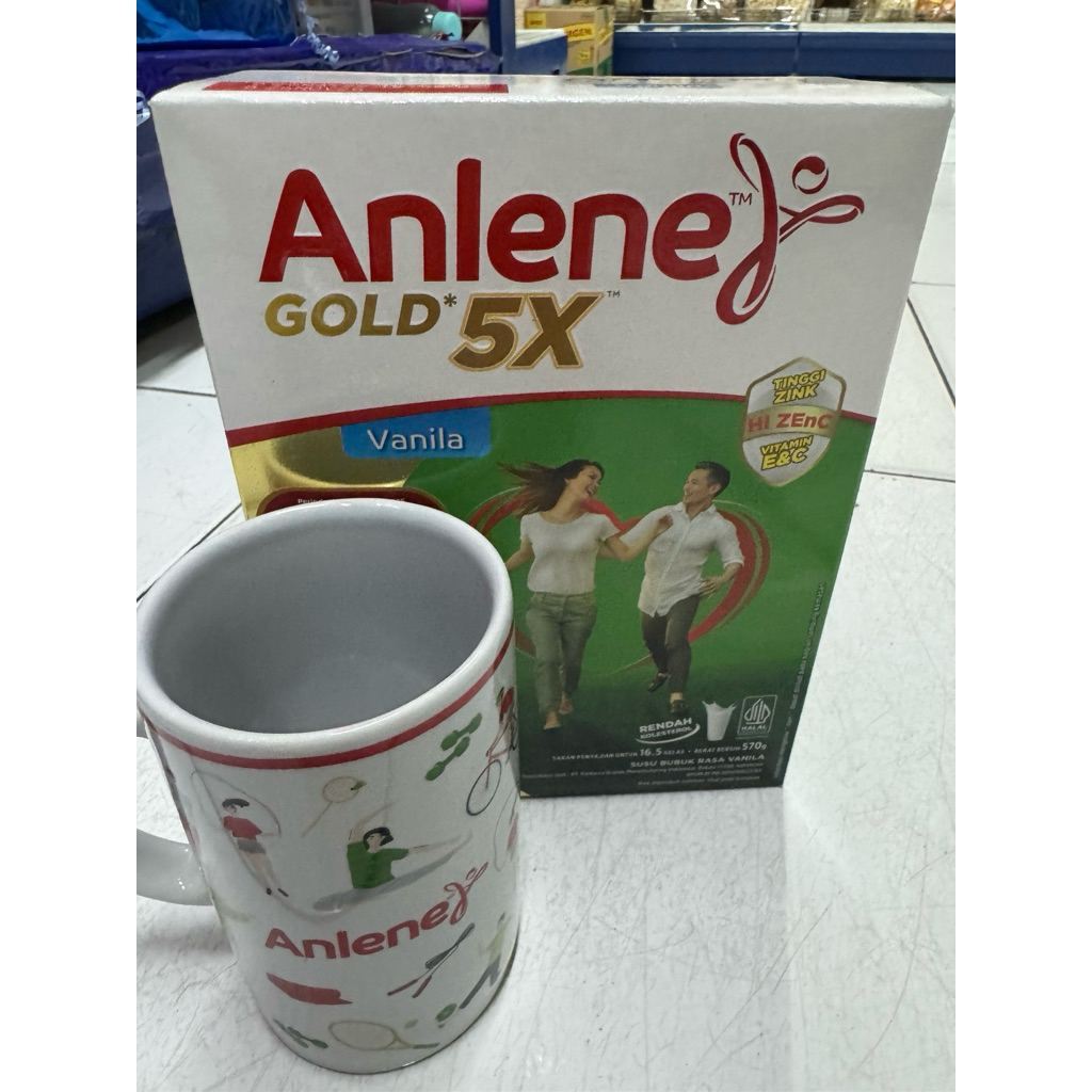 

Anlene Gold 5x 570GR(kemasan baru) free Mug exp 2026 mulus