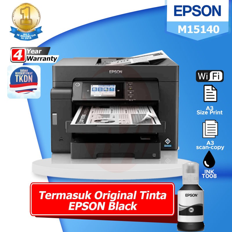 EPSON Printer M15140 Monochrome Multifungsi A3 Wifi Duplex