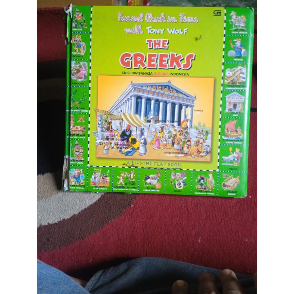 Buku anak tony wolf the greeks