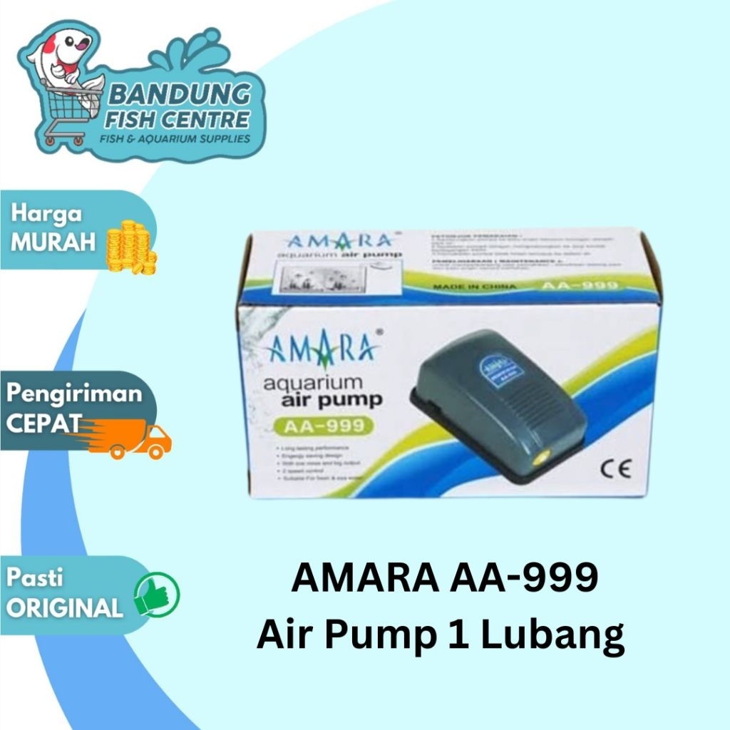 Amara  Airpump AA-999 Mesin Gelembung Aerator  Amara AA 999