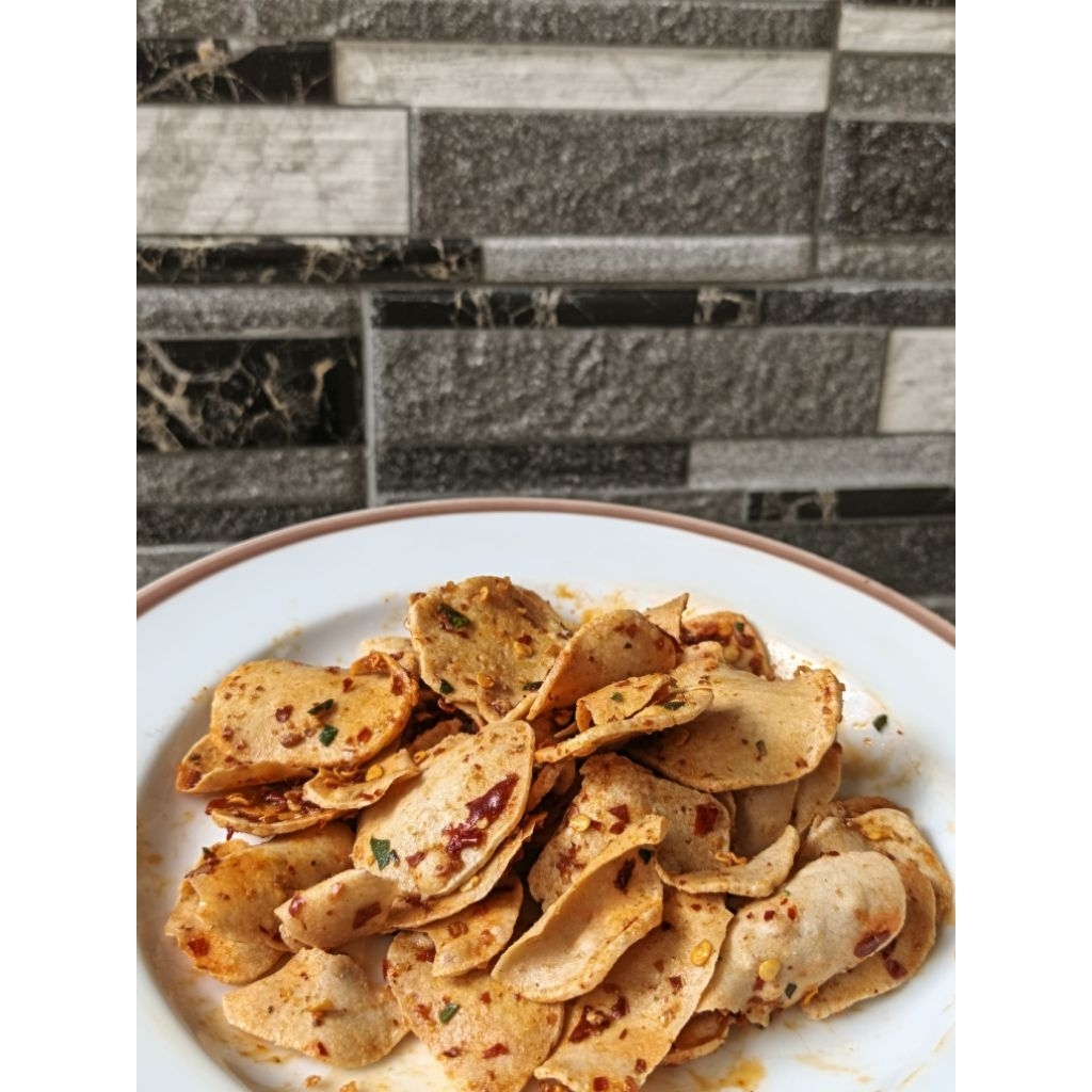 

keripik basreng daun jeruk