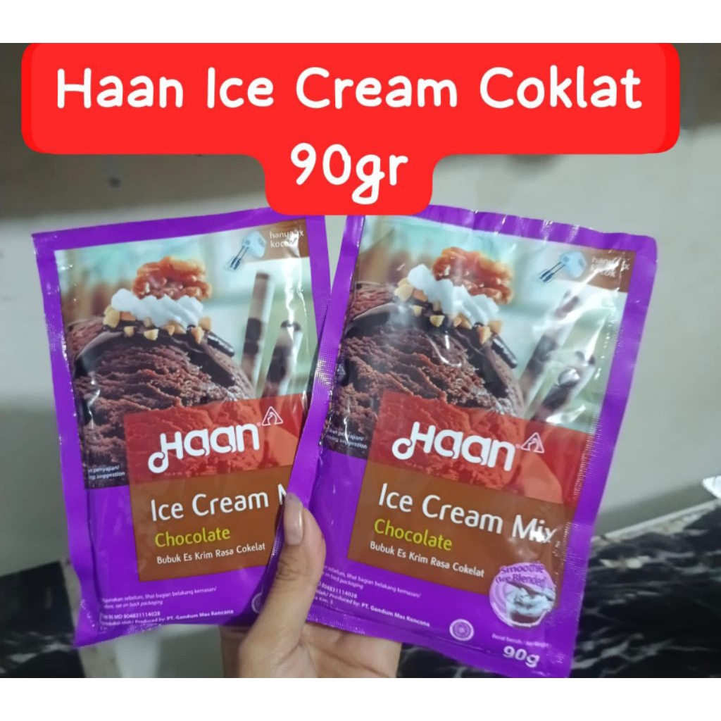 

Haan Ice Cream Mix Coklat 90gr