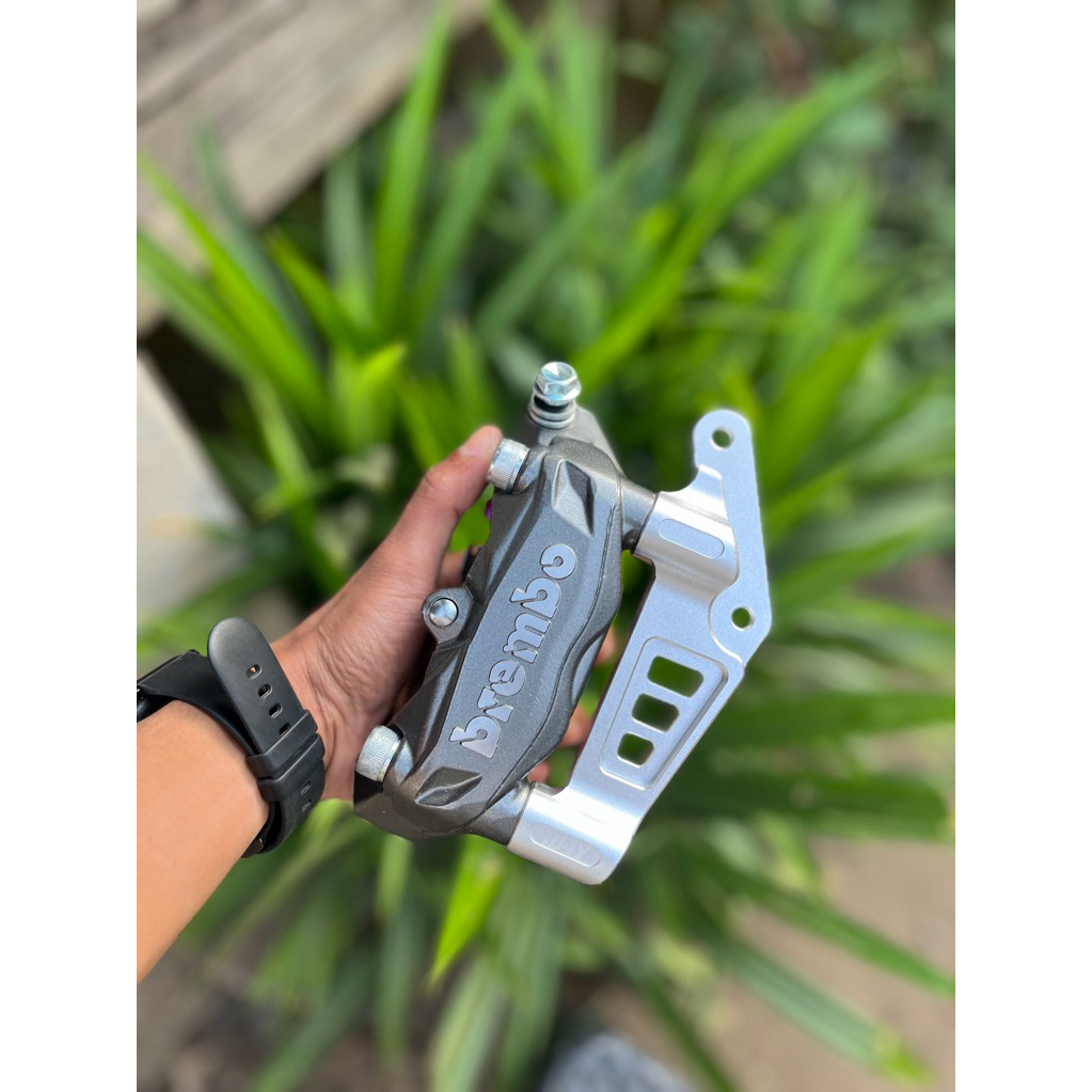 KALIPER CALIPER M432 SET BREKET PNP NINJA,KALIPER M432 TWIN AFRIKA SET BREKET PNP SHOCK NINJA