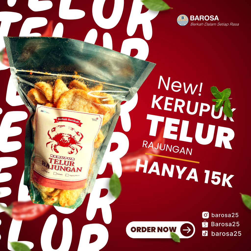

Kerupuk Telur Rajungan Premium