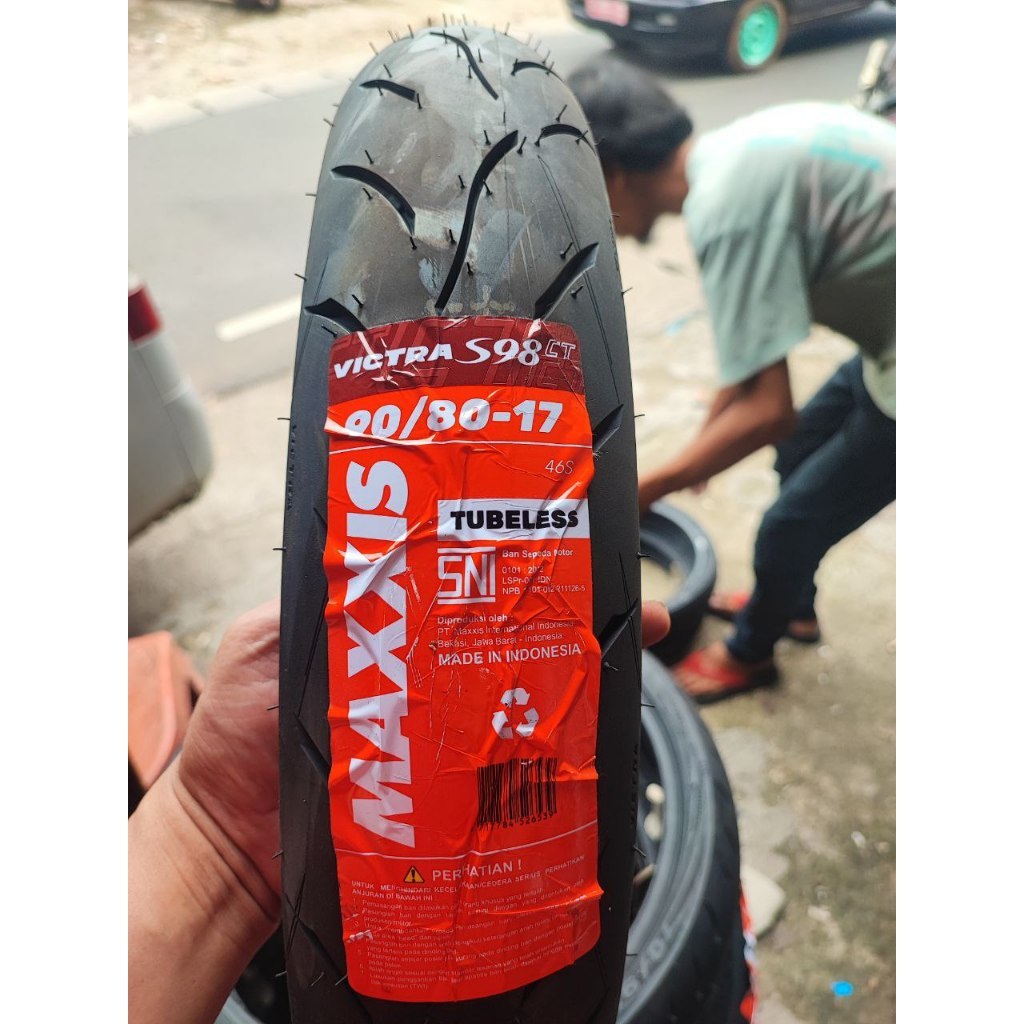 VARIAN BAN 90/80-17 VIXION SUPRA SONIC SATRIA ALL RING 17 FREE PENTIL TUBELESS