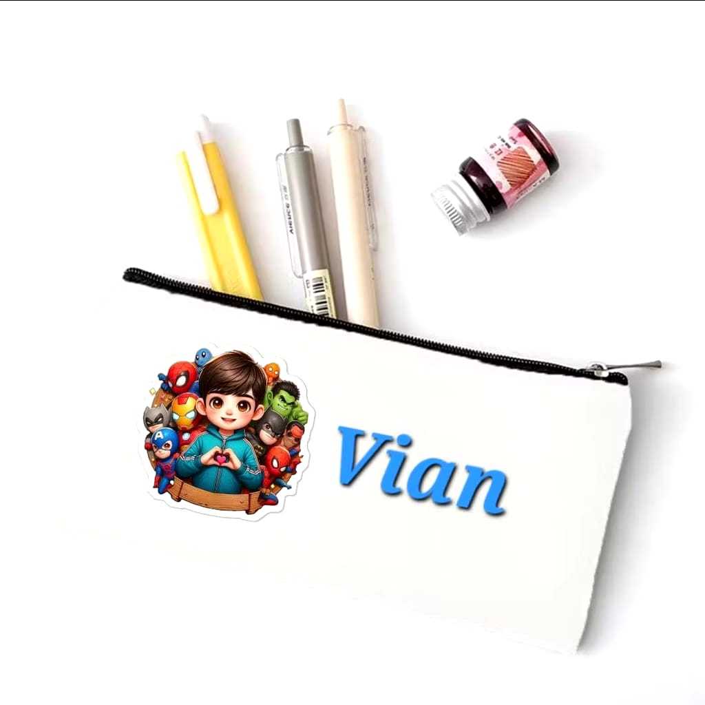 

TERBARU custom tempat pensil custom nama lucu pouch lucu sablon nama pouch kosmetik pouch serbaguna