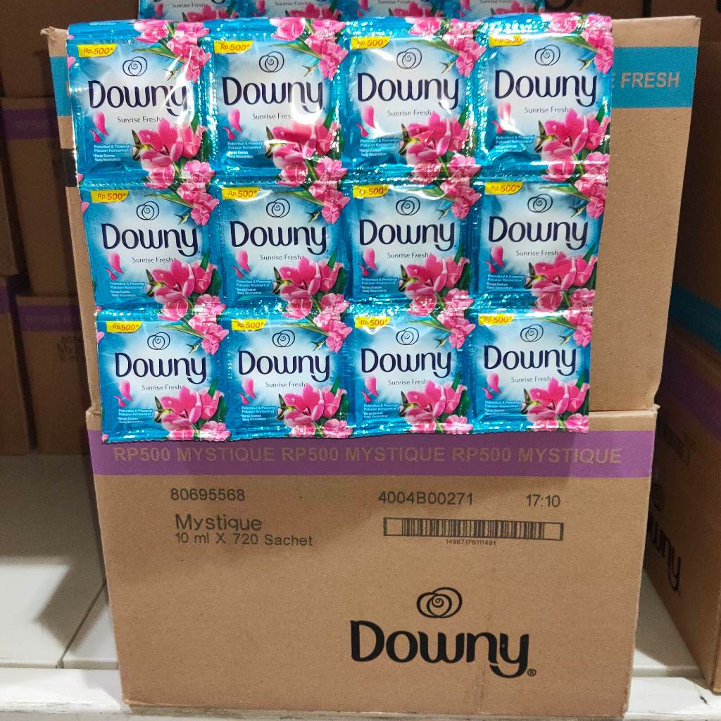 Downy Sachet Renceng 500 1 Dus isi 720 Pcs Pelembut Pewangi Pakaian