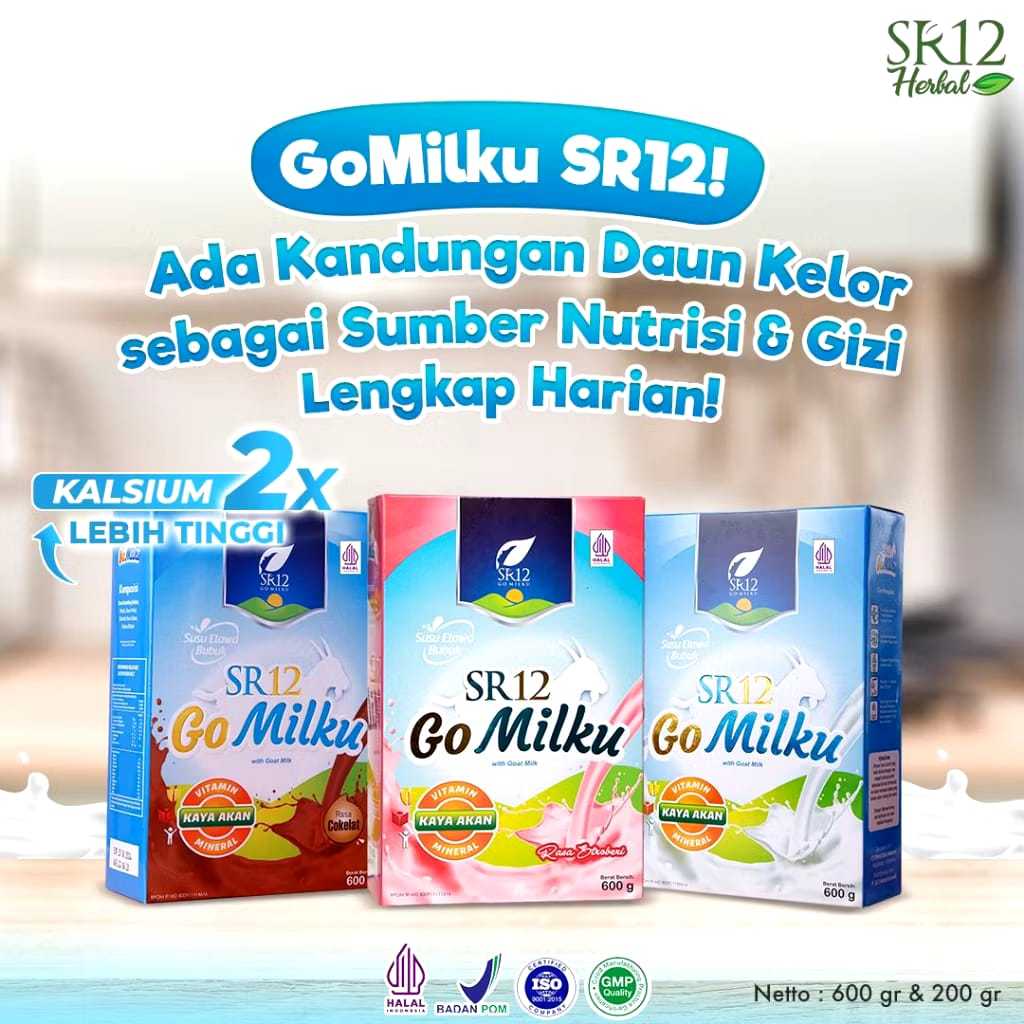 

SR12 Go milku Susu Kambing Etawa 600gr herbal original