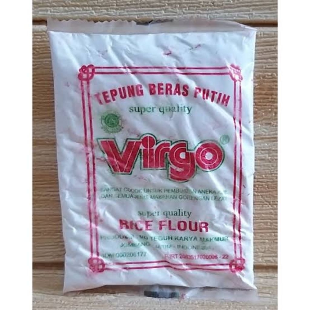 

Tepung Beras Virgo 50gr (Ecer 1pc)