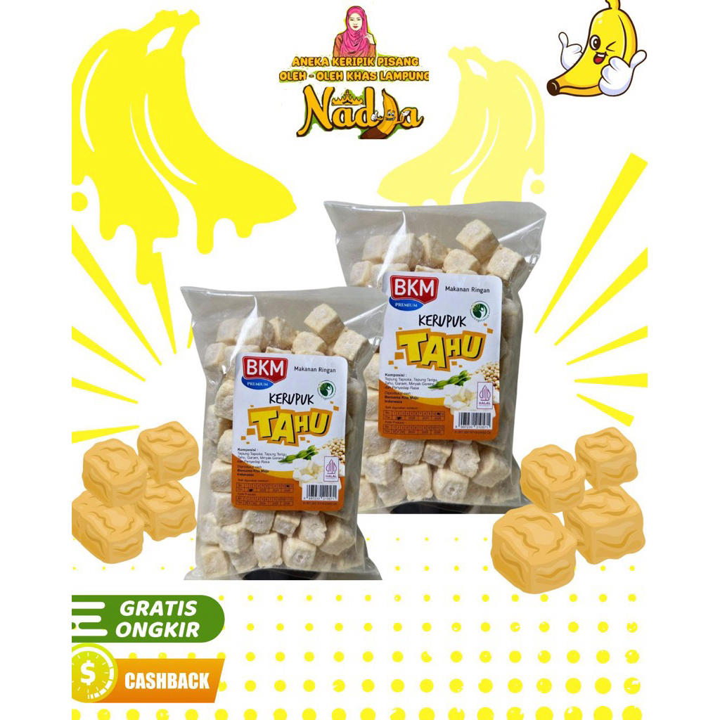 

BKM kerupuk tahu makanan ringan | keripik Nadia