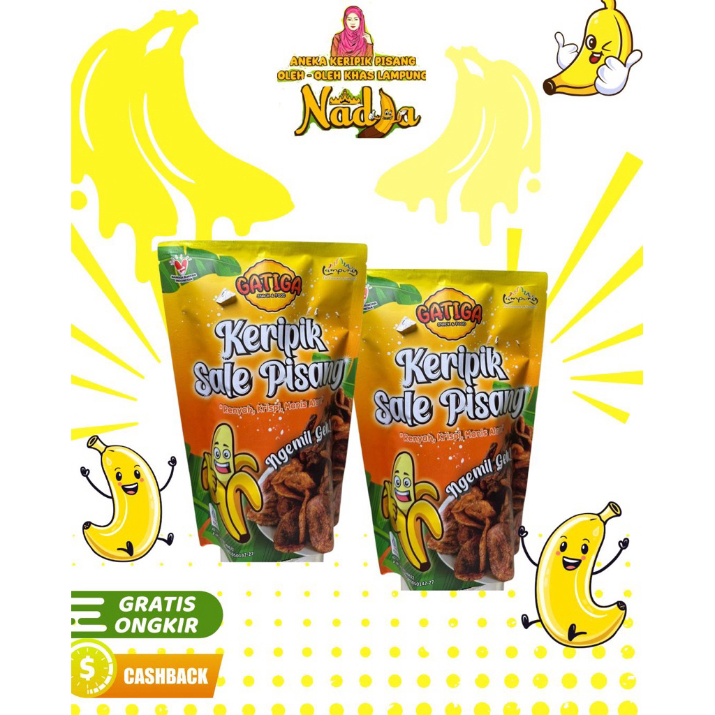 

Gatiga keripik sale pisang renyah,krispi ,manis alami | keripik Nadia