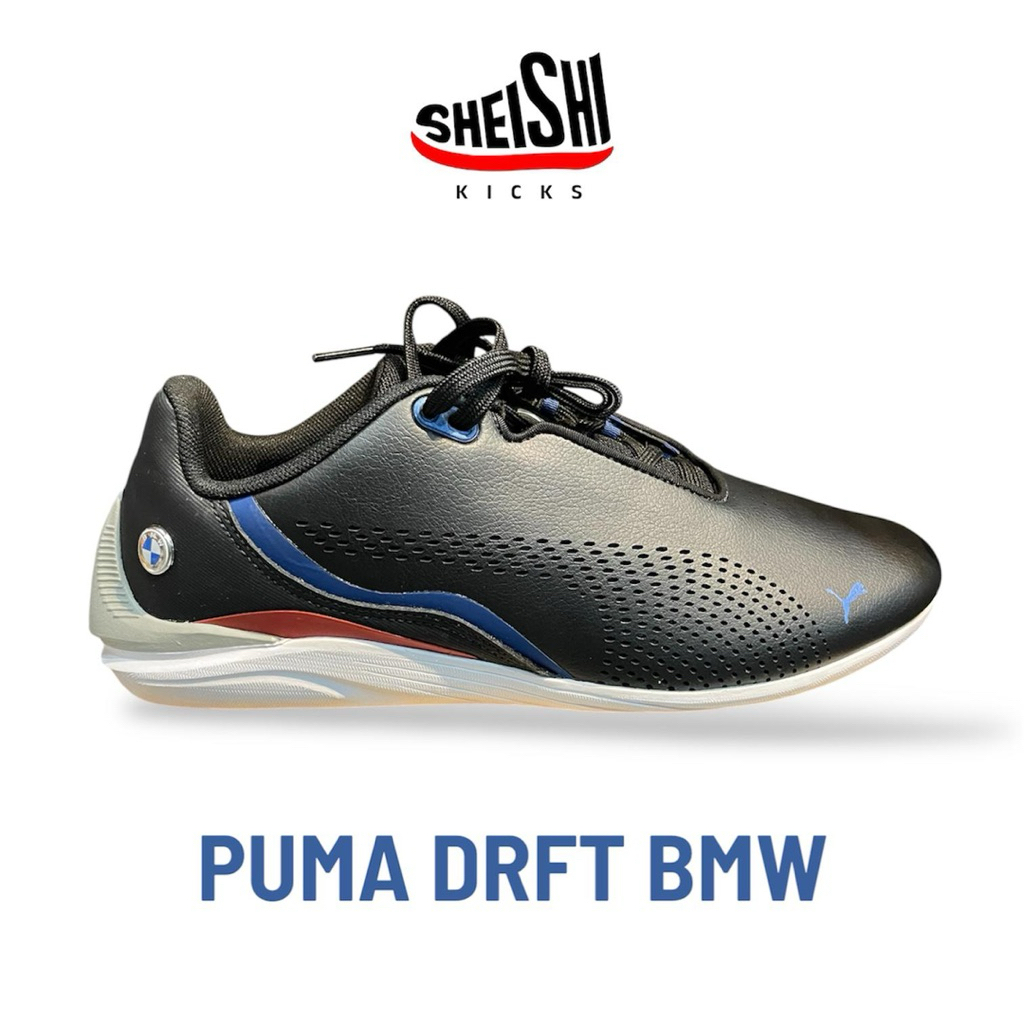 Sepatu Sneakers Pria Puma DRFT BMW Black