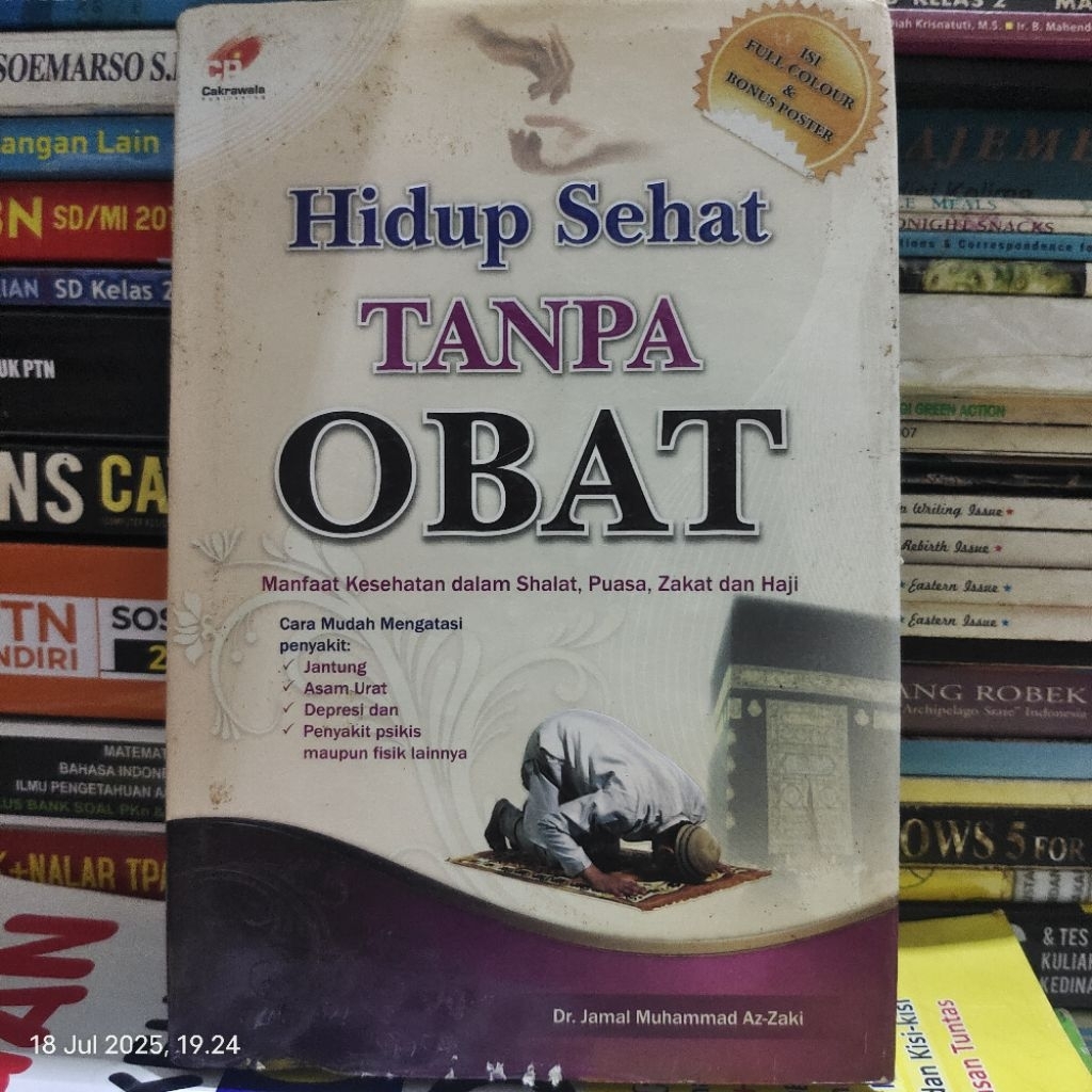 BUKU HIDUP SEHAT TANPA OBAT ORIGINAL