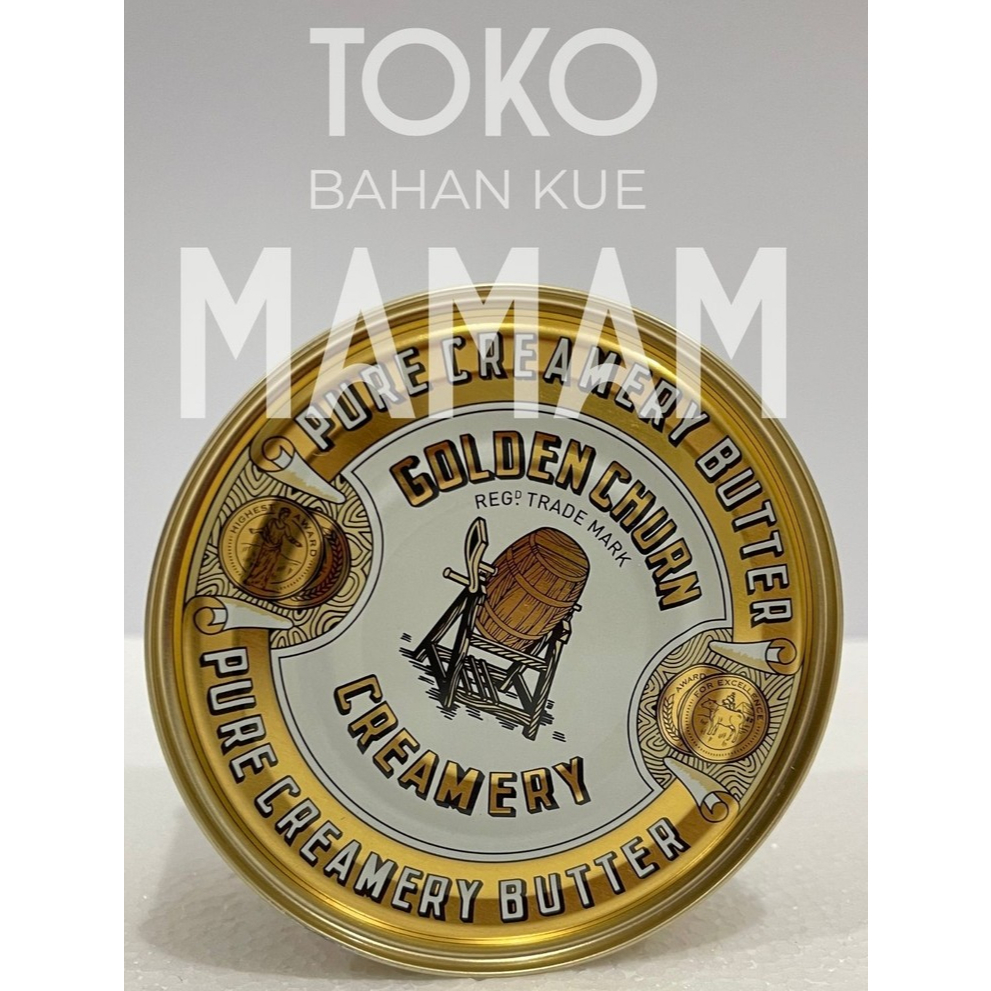 

Golden Churn Butter Kaleng 340gr – Pure Creamery Butter (Mentega Asli Halal)