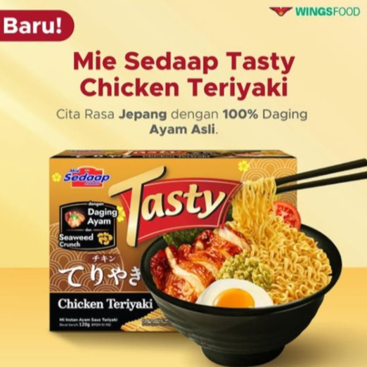 

TASTY - RASA CHICKEN TERIYAKI - Mie Sedaap Instan - 115 gr