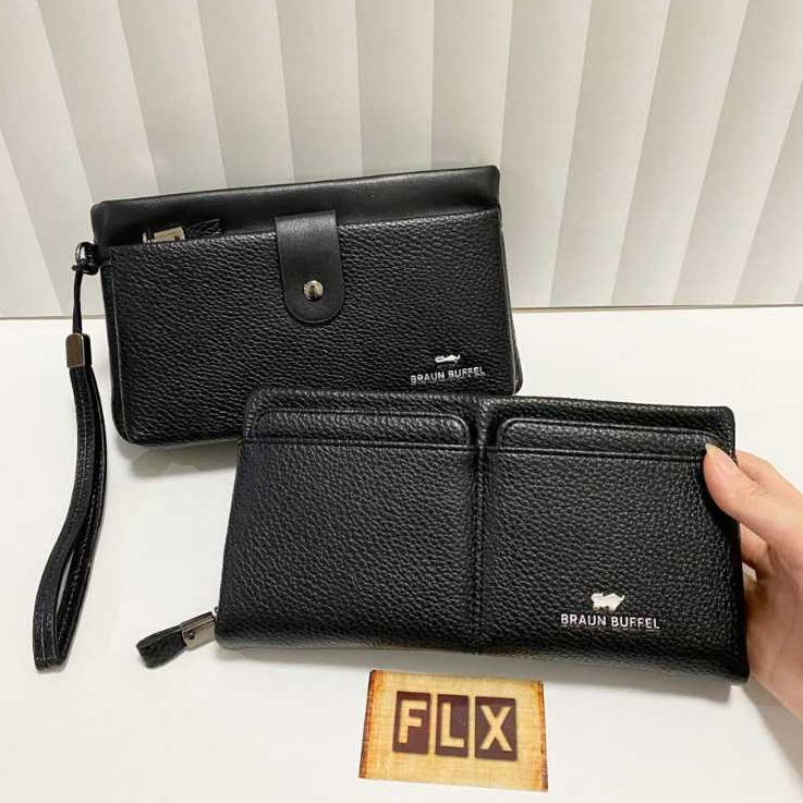 Dompet panjang size besar pria wanita bahan kulit asli