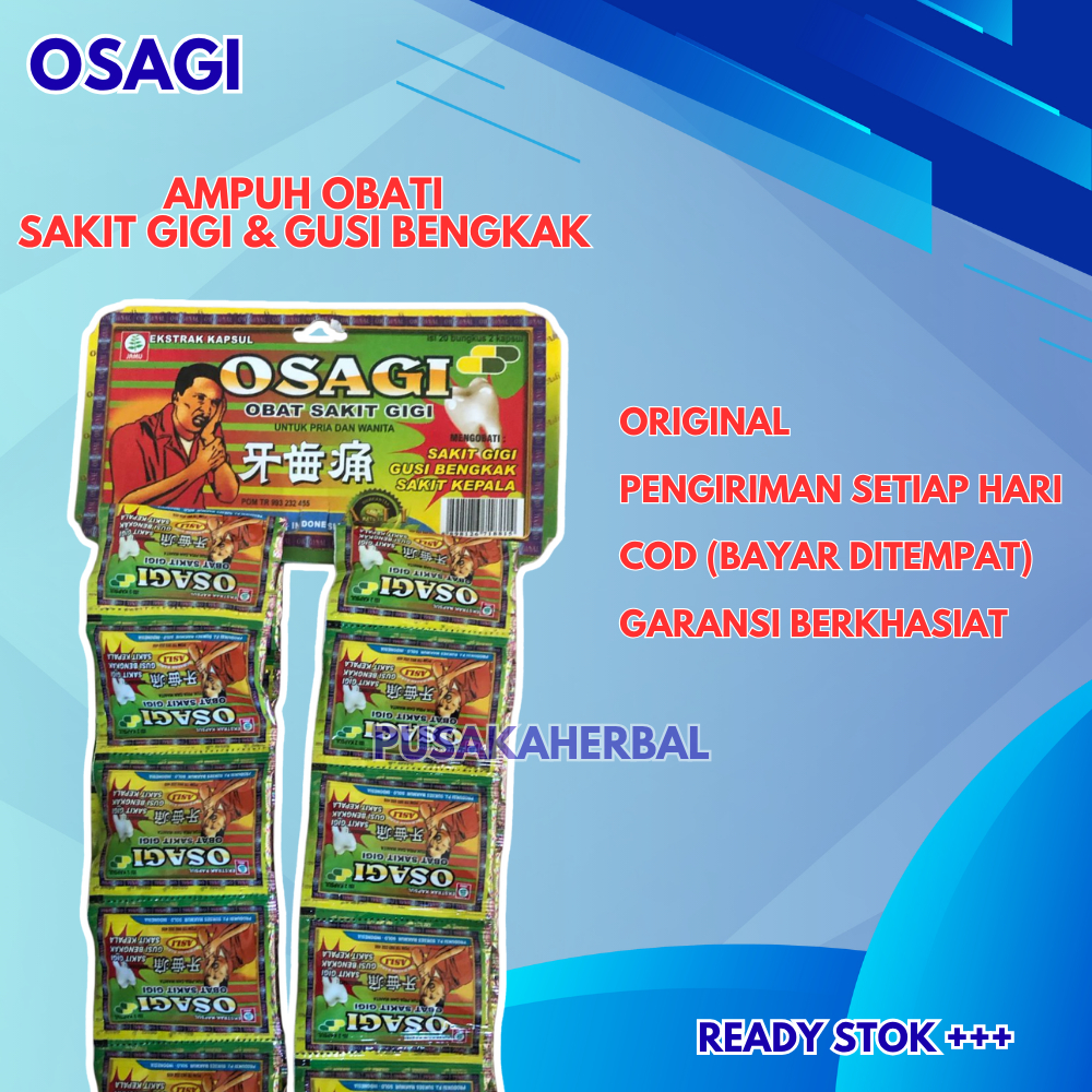 

Osagi (Kemasan Hijau) Original Renceng 20 Sachet