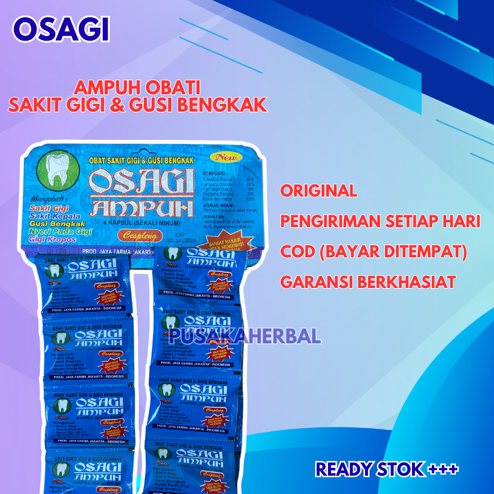 

OSAGI SUPER AMPUH RENCENG 20 SACHET ORIGINAL 100%