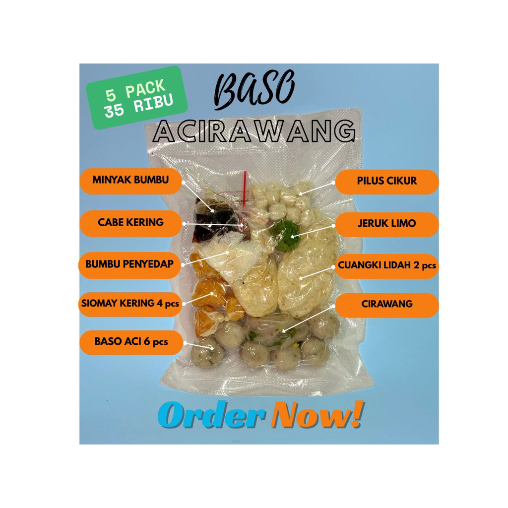 

Baso Aci Paket Tujuh Ribu