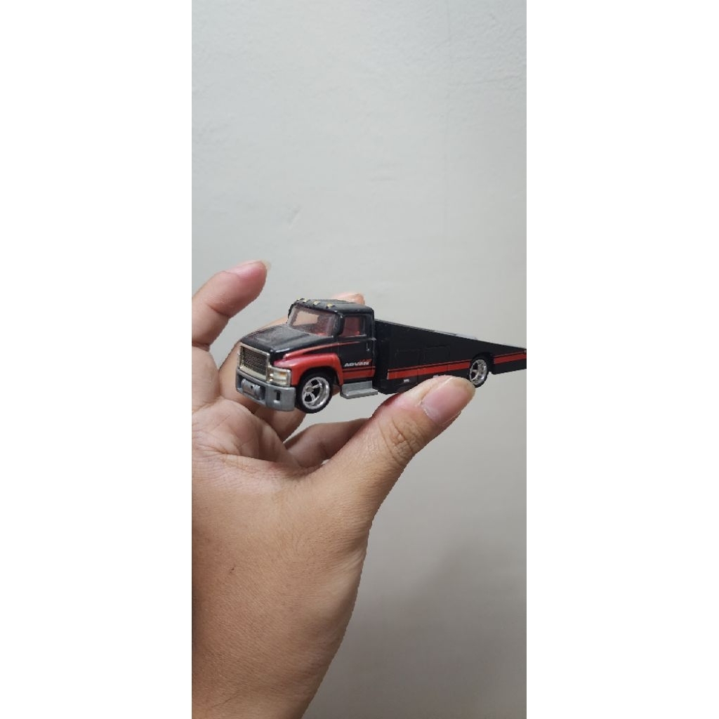 HOTWHEELS TEAM TRANSPORT TT NISSAM SKYLINE VAN TRUK TOWING ADVAN