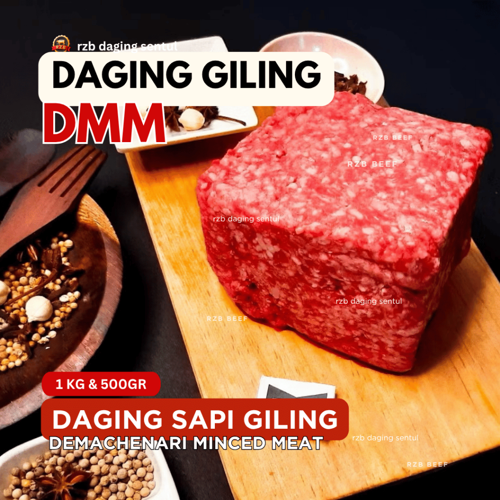 

RZB - DAGING SAPI GILING / MINCED DMM 500 Gram | Daging giling ekonomis