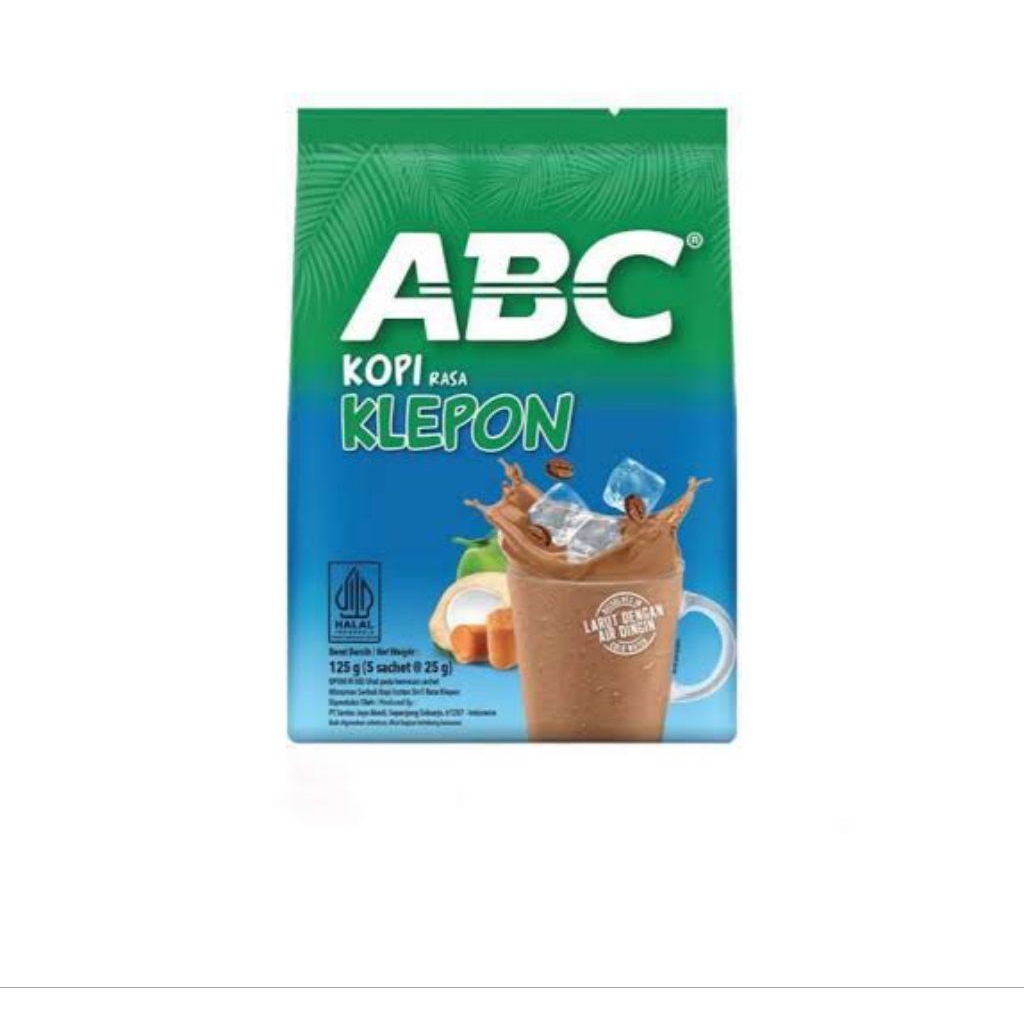 

ABC Klepon Kopi Instant Rasa Klepon 5x25 gram