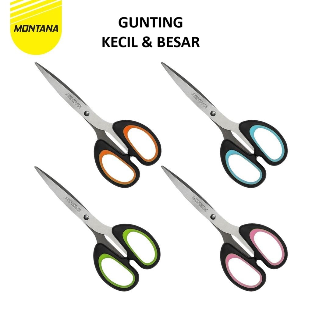 

Gunting Besar Kecil Montana Stainless Steel Tajam Serbaguna