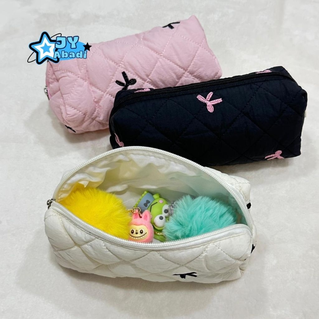 

NEW Pencil Case Ribbon Tempat Pensil Pita Premium Bahan Super Lembut Multifungsi/Serbaguna SB-19