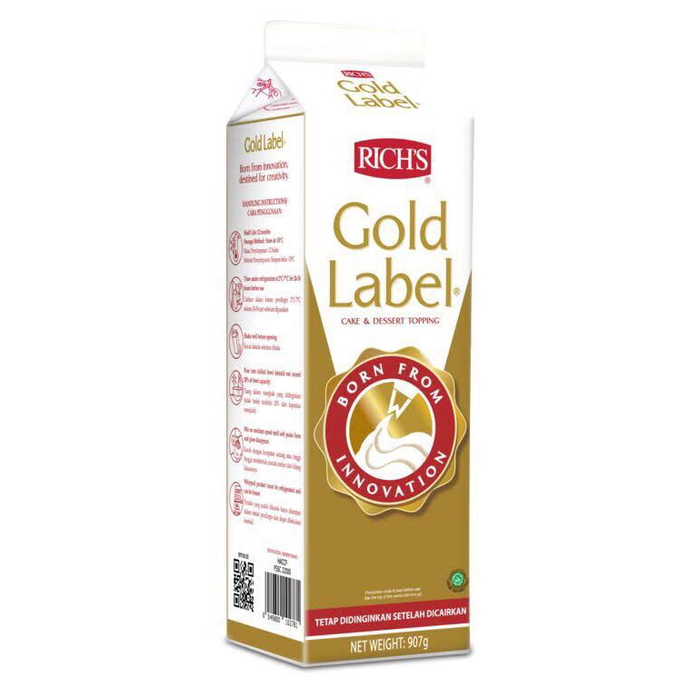 

Rich’s Label Emas 900g Whipping Cream Gold Label
