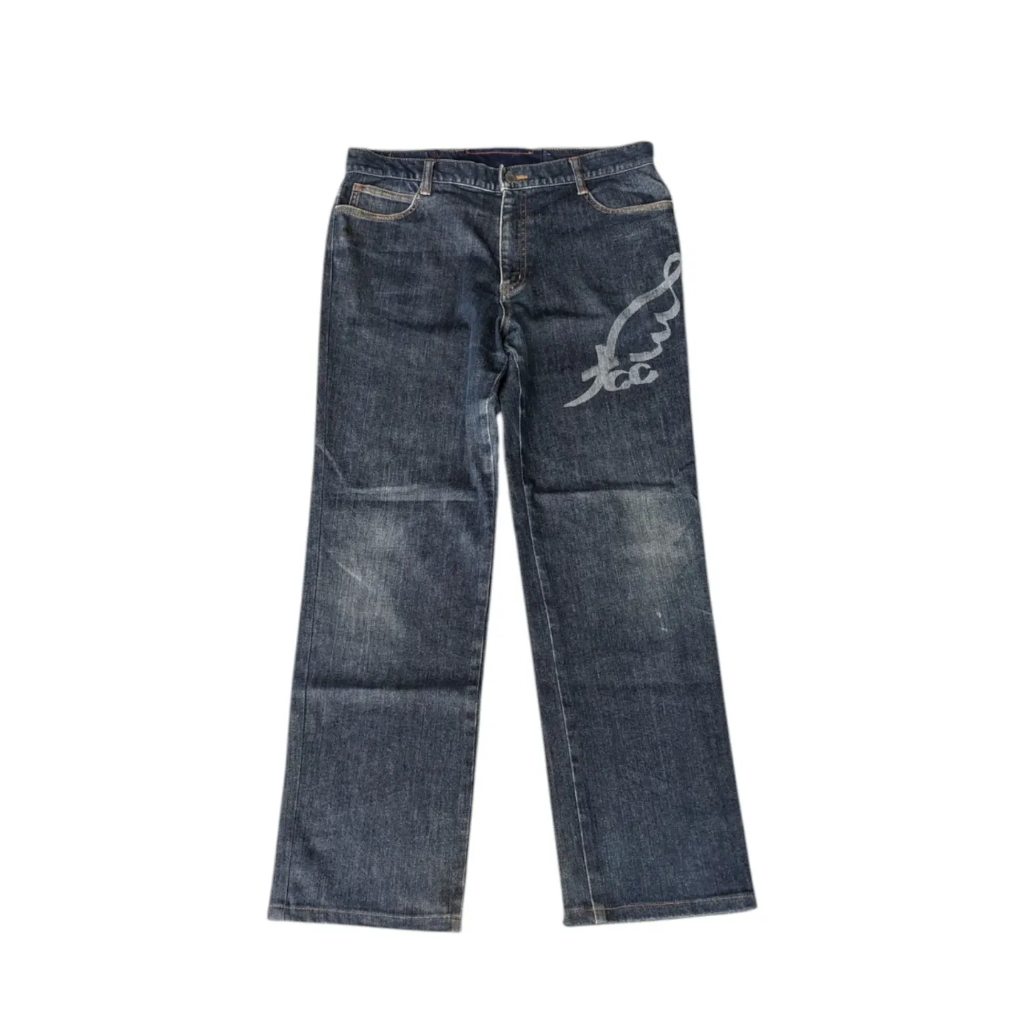 CASTEL BAJAC - Celana Panjang Jeans Pria Celana Panjang Denim Pria Celana Panjang Jeans Reguler Pria