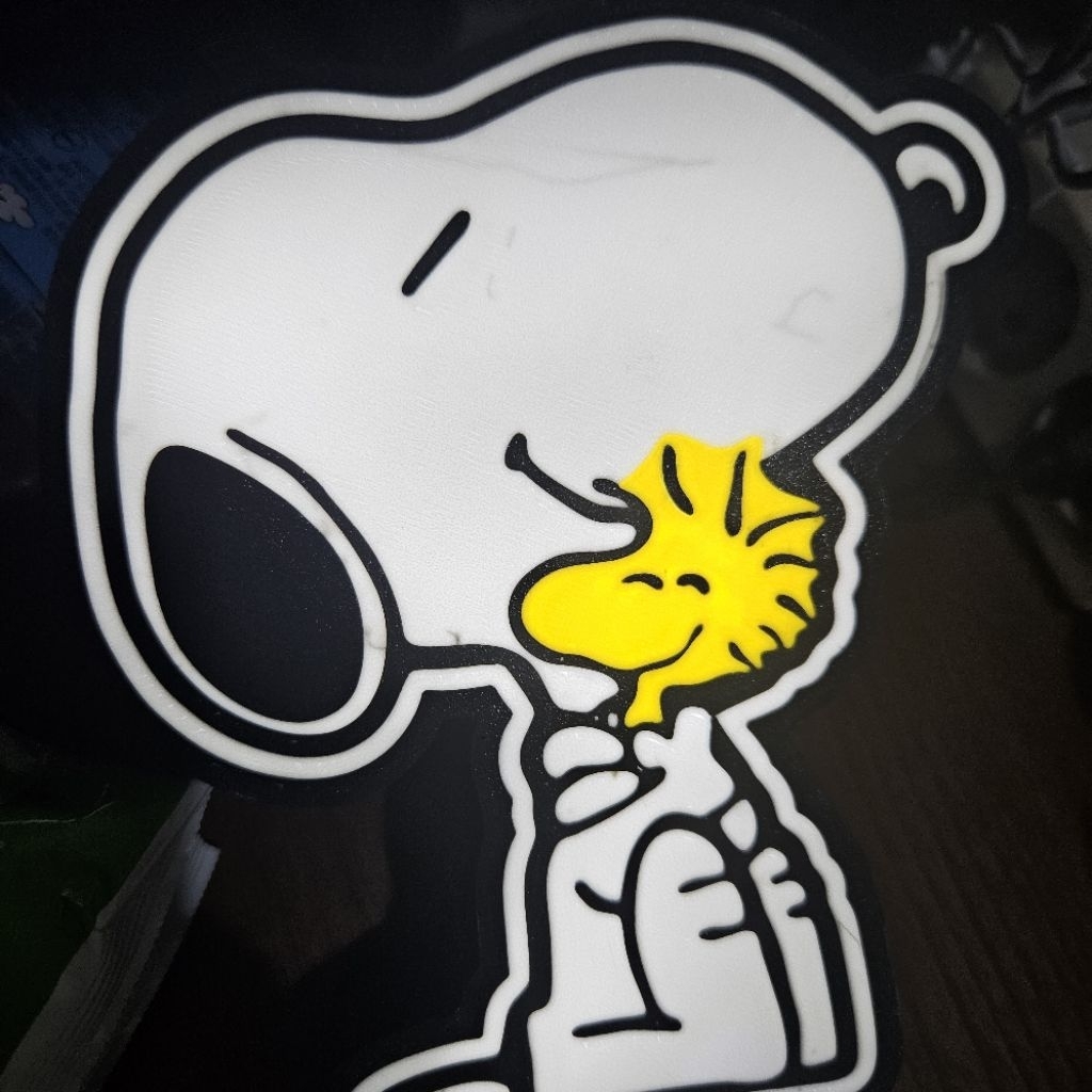 Lampu LED Snoopy / lampu tidur Snoopy / lampu meja belajar / hias Snoopy size 17cm new stok baru