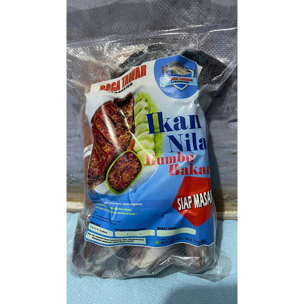 

IKAN NILA HITAM BUMBU BAKAR (500g) SIAP MASAK