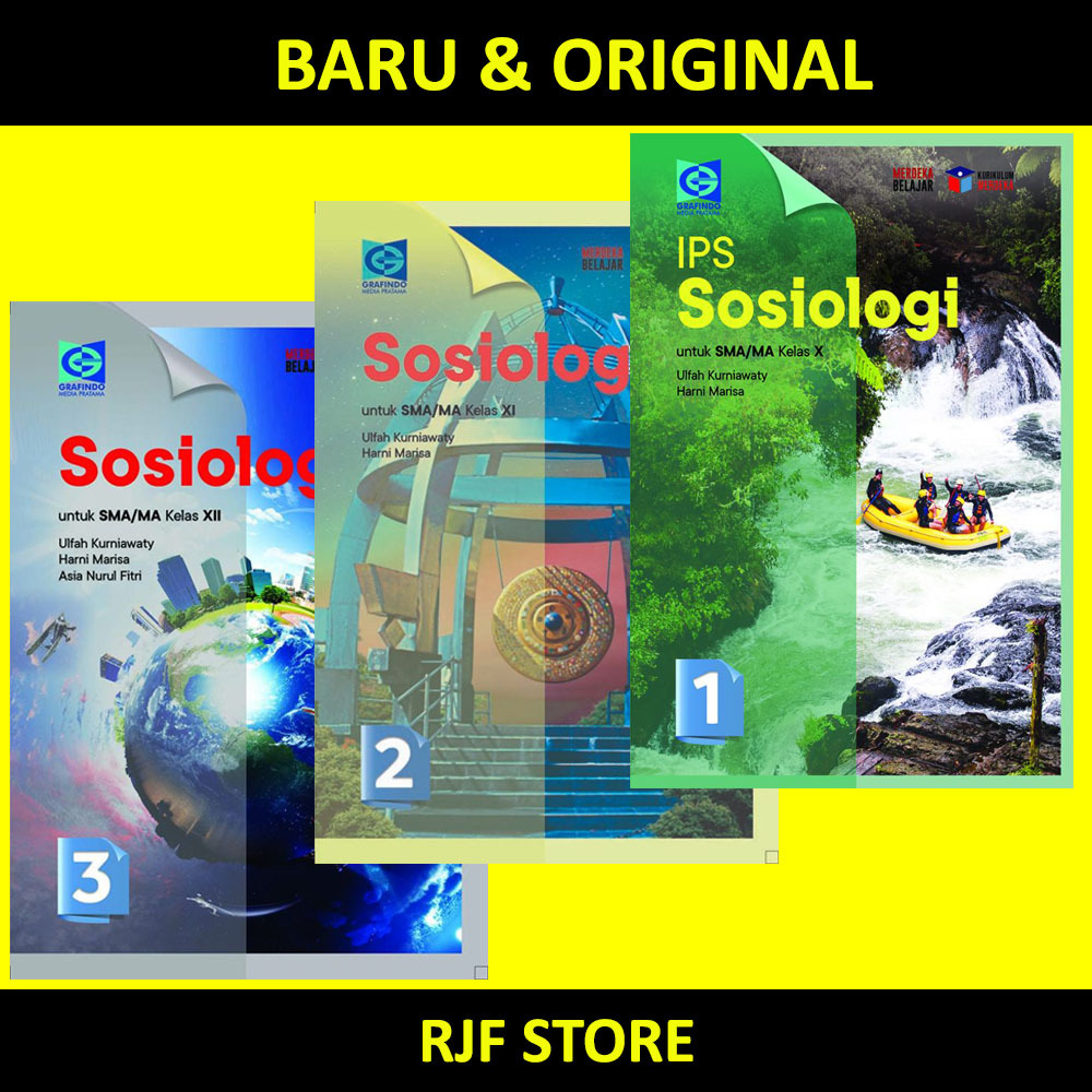 SOSIOLOGI SMA KURIKULUM MERDEKA KELAS 10-12 PENERBIT GRAFINDO
