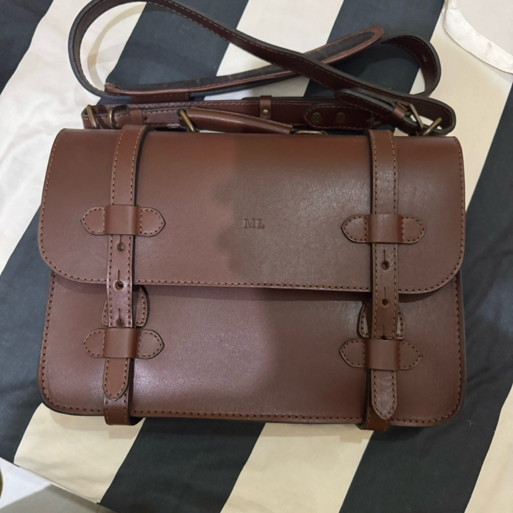Tas Kulit Asli Kerja Laptop 13-14 inch
