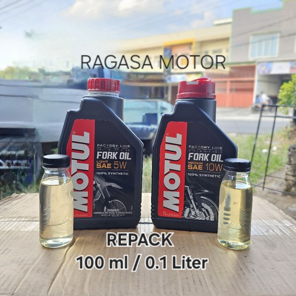 Oli Shock Rebound MOTUL 5w 10w Oli shok Depan Belakang MOTUL Ecer Repack 100ml Original Asli