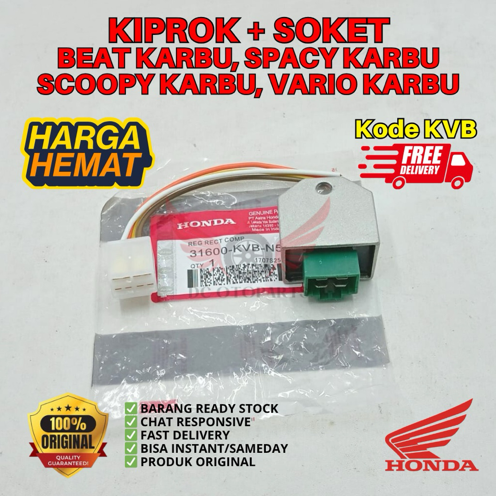 KVB KIPROK BEAT KARBU ORIGINAL AHM HONDA, KIPROK ORIGINAL HONDA BEAT, KIPROK ORI BEAT, KIPROK HONDA 