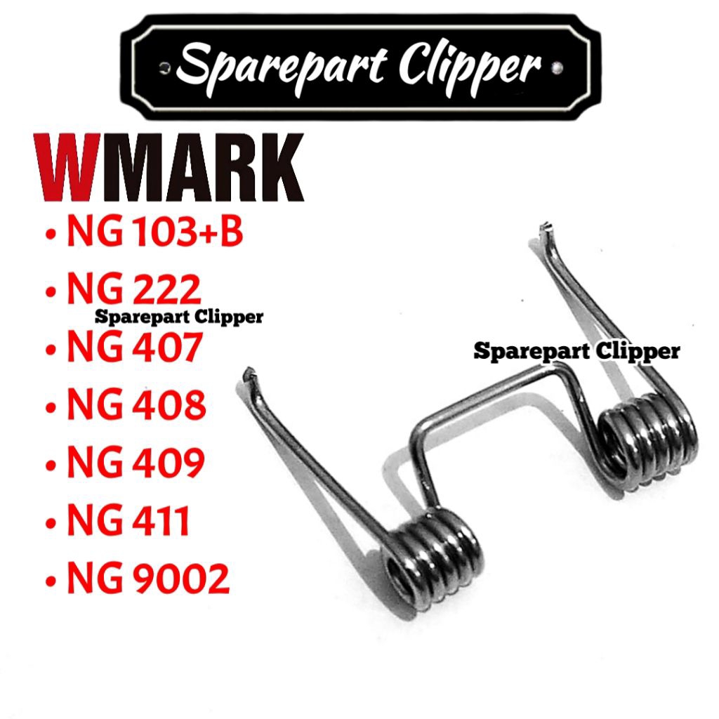 Per Mesin Cukur Wmark NG 222 103B 408 Spring Wmark Sparepart Clipper