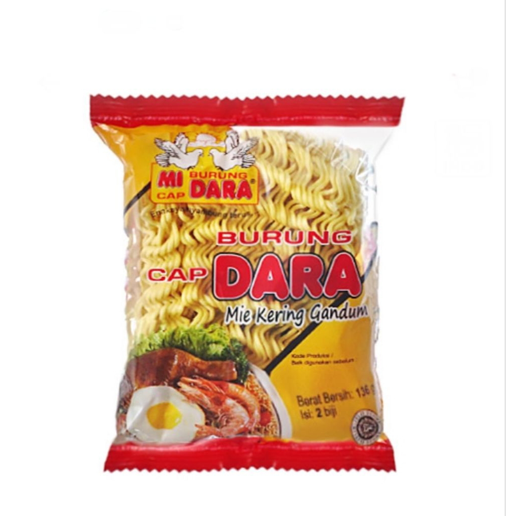 

burung dara mie kering 136 gr