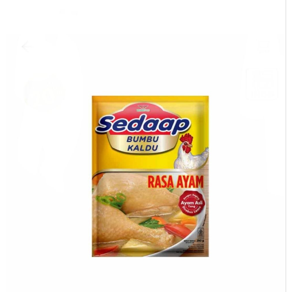 

sedaap bumbu kaldu ayam pack 250 gr