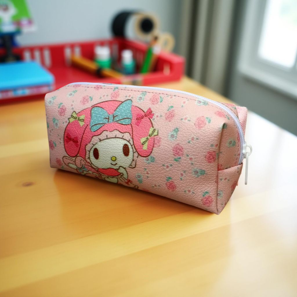 

Kotak Pensil Tahan Percikan, Tempat Pensil Motif Karakter My Melody Kode 01