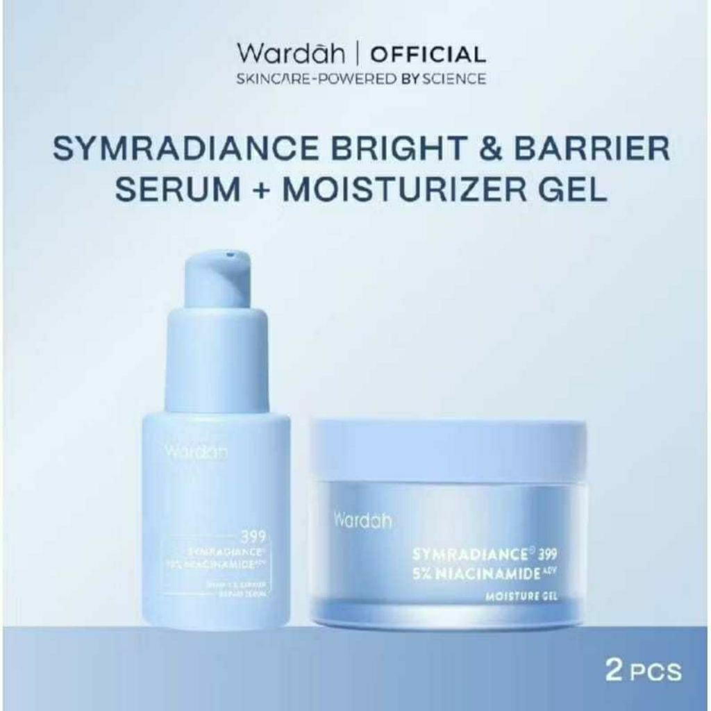 wardah symradiance paket skincare perawatan mencerahkan dan mengatasi bekas jerawat
