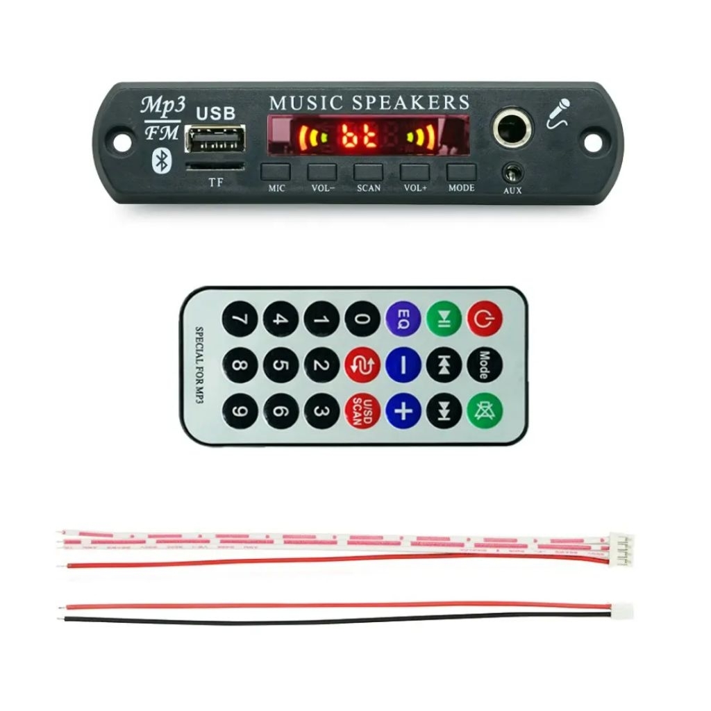 Modul Mp3 Bluetooth Mic Karaoke Plus Echo Bass Treble