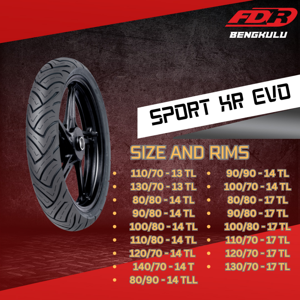 Ban FDR SPORT XR EVO Tubeless