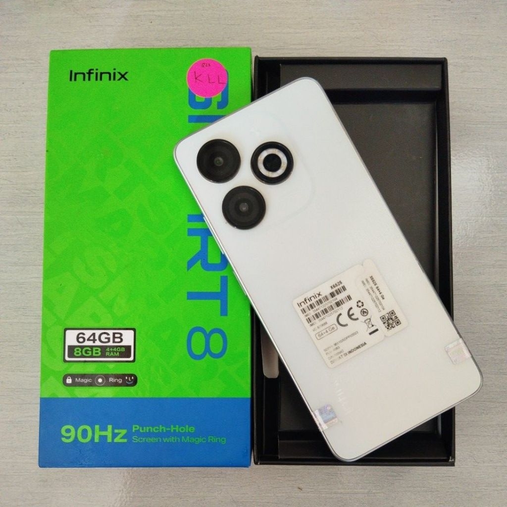 Second Infinix Smart 8 4/64GB Lengkap