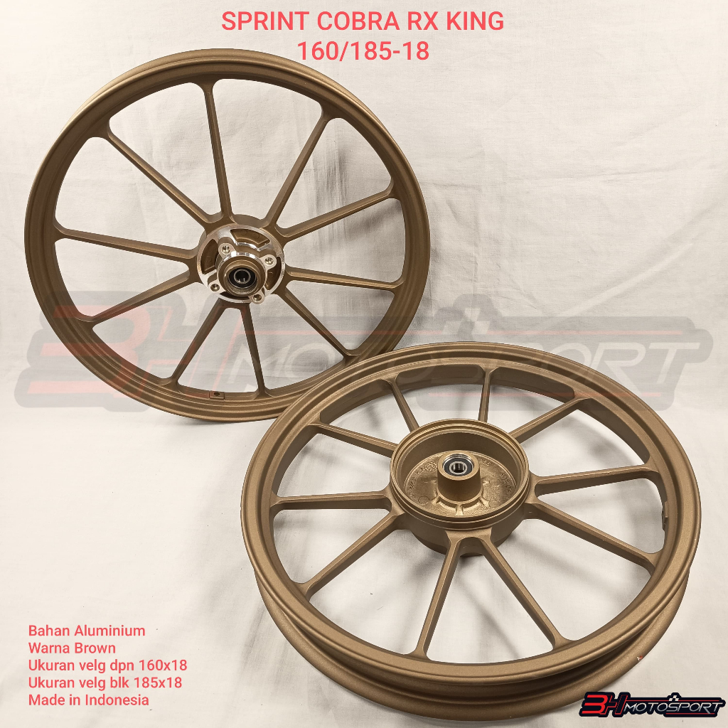 VELG SPRINT COBRA RX KING 160/185-18 BROWN