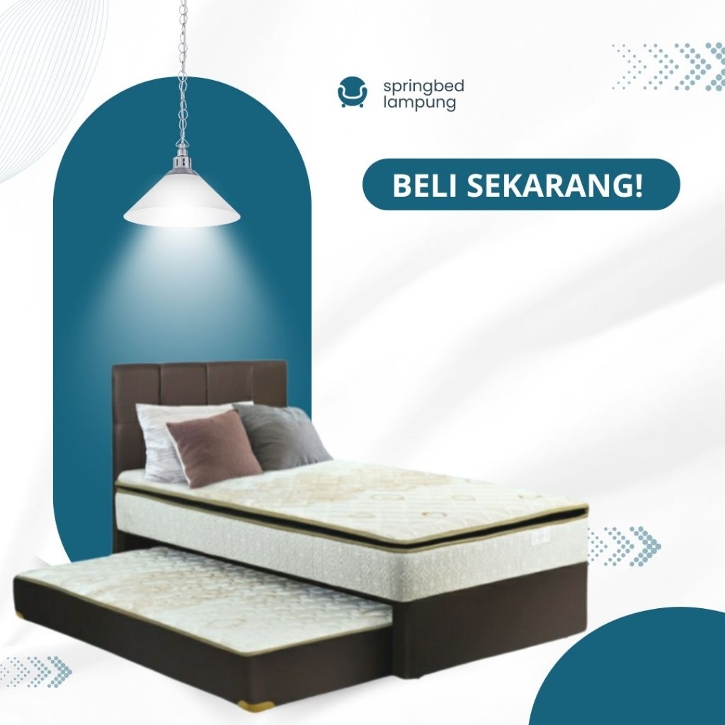 REBONDID KNIT PILLOWTOP CHIROTREAT | KASUR SORONG 2IN1 | KASUR ANAK 1 SET | KASUR TIDUR NYAMAN