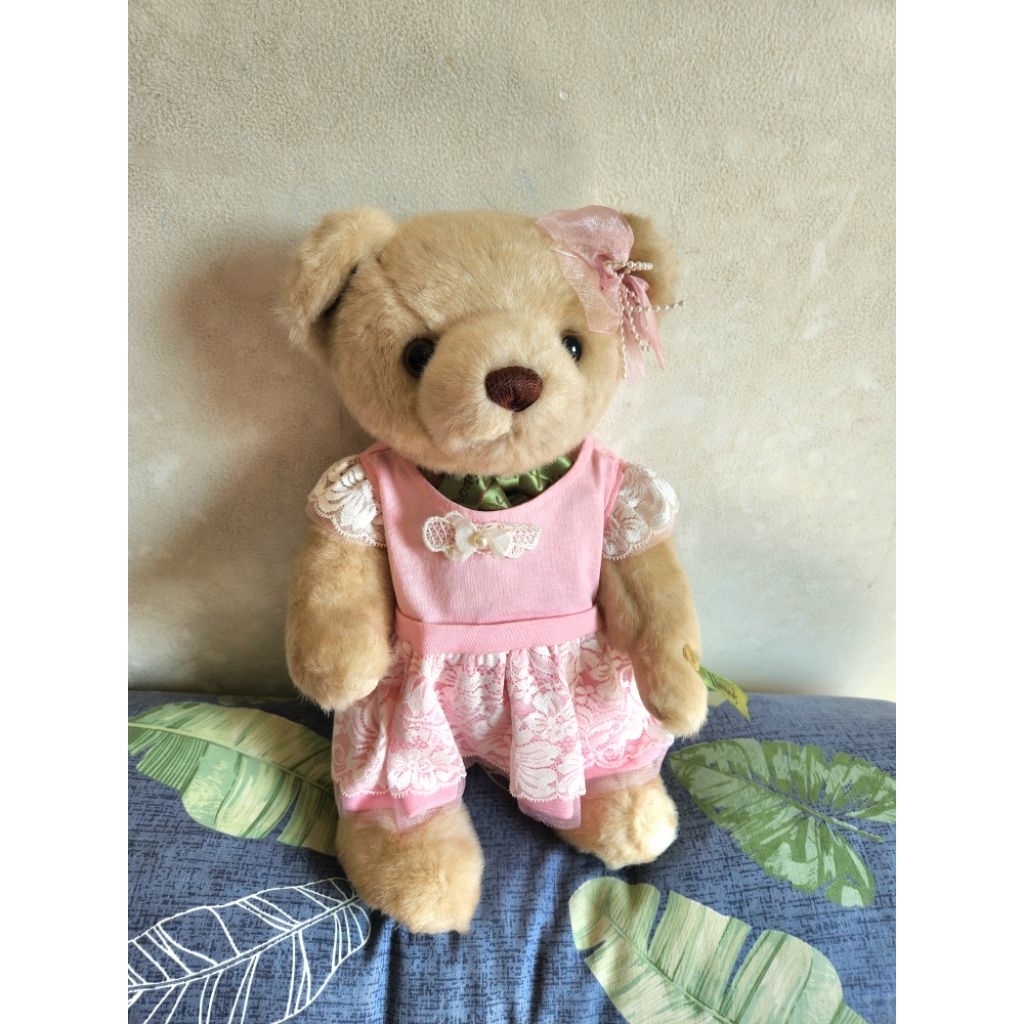 Harrods Boneka Teddy Bear Artikulasi Besar Baju Teddy House