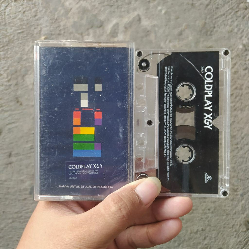 Kaset Pita Coldplay - X&Y